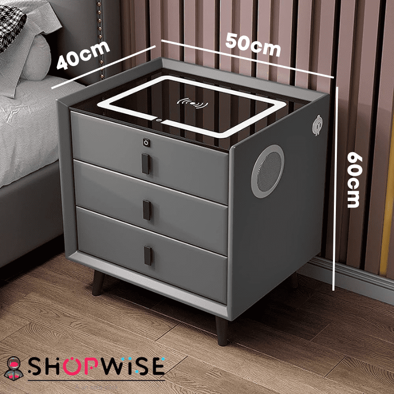 🔥MESA DE NOCHE SMART DE 3 CAJONES🔥